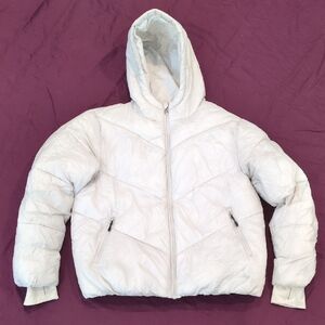 ❤️🕷️⚡️ Spyder Women's Whitetish Cream winter Puffer Jacket size Small ❤️🕷️⚡️